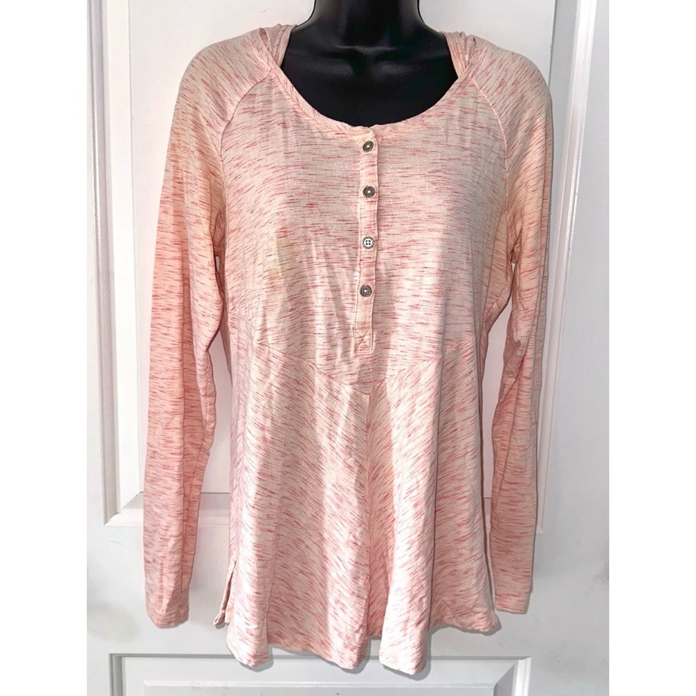 Columbia light pink hooded long sleeve